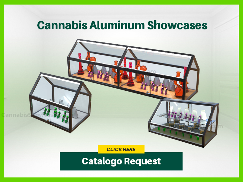 Cannabis Aluminum Showcases